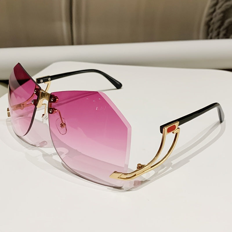 Women's Rimless Sunglasses