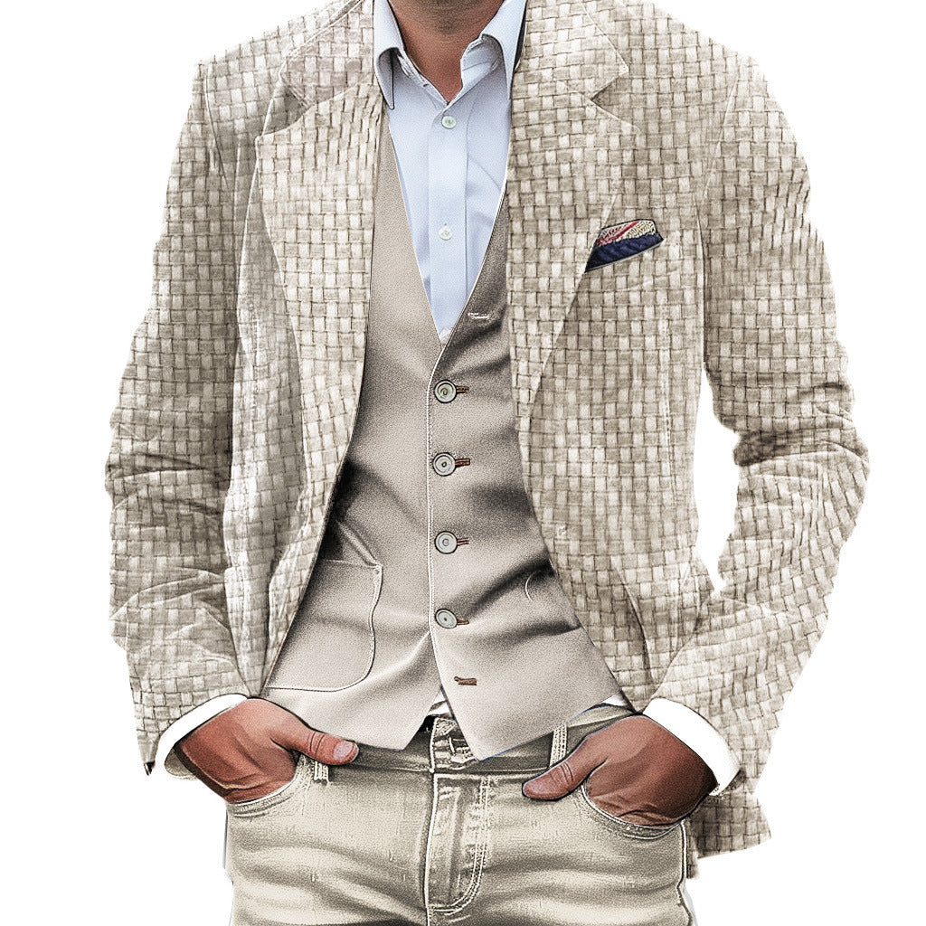 Men's Plus Size Suit Coat