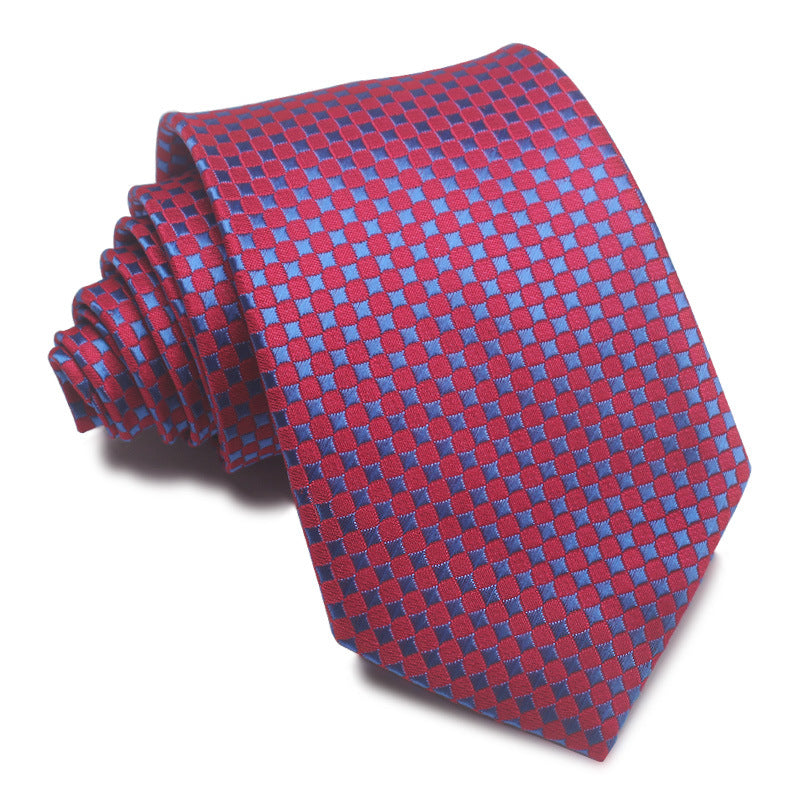 Men's Polyester Jacquard Striped Tie