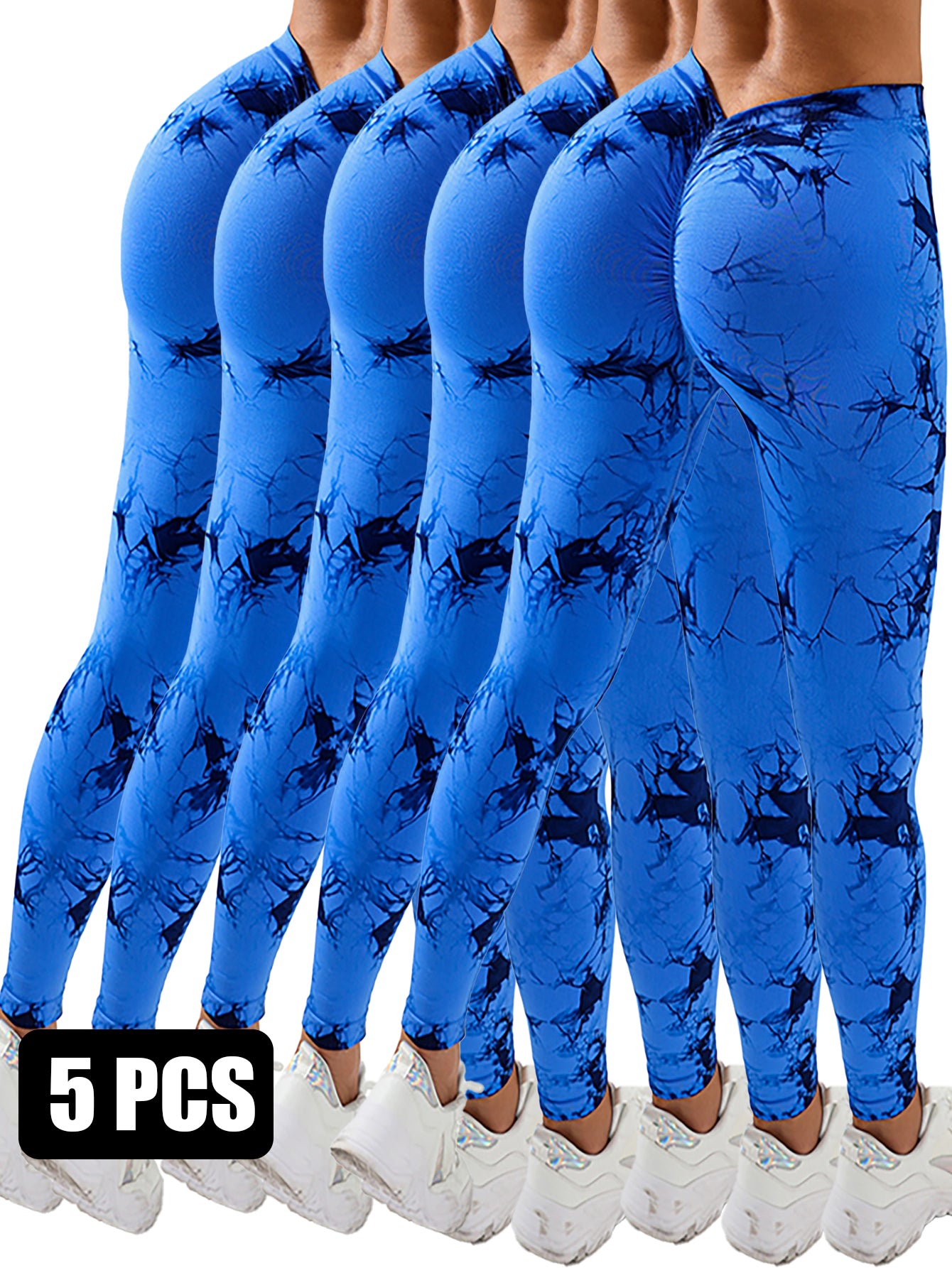 Dyed Yoga Pants With A Waistband At The Lower Back Active Yoga Pants