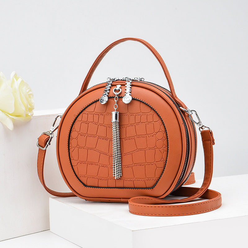 Women's Korean Style Small Round Bag