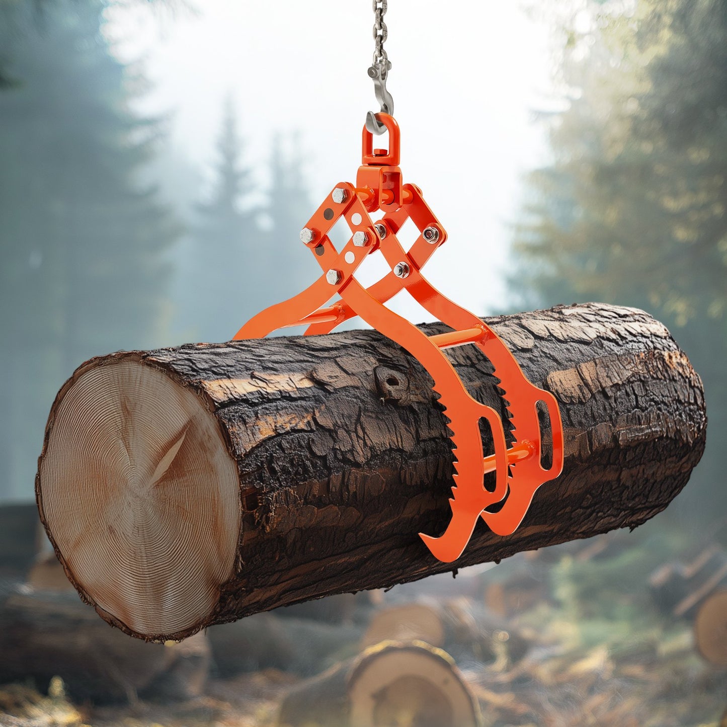 28in Log Lifting Tongs/4 Claw Grapple