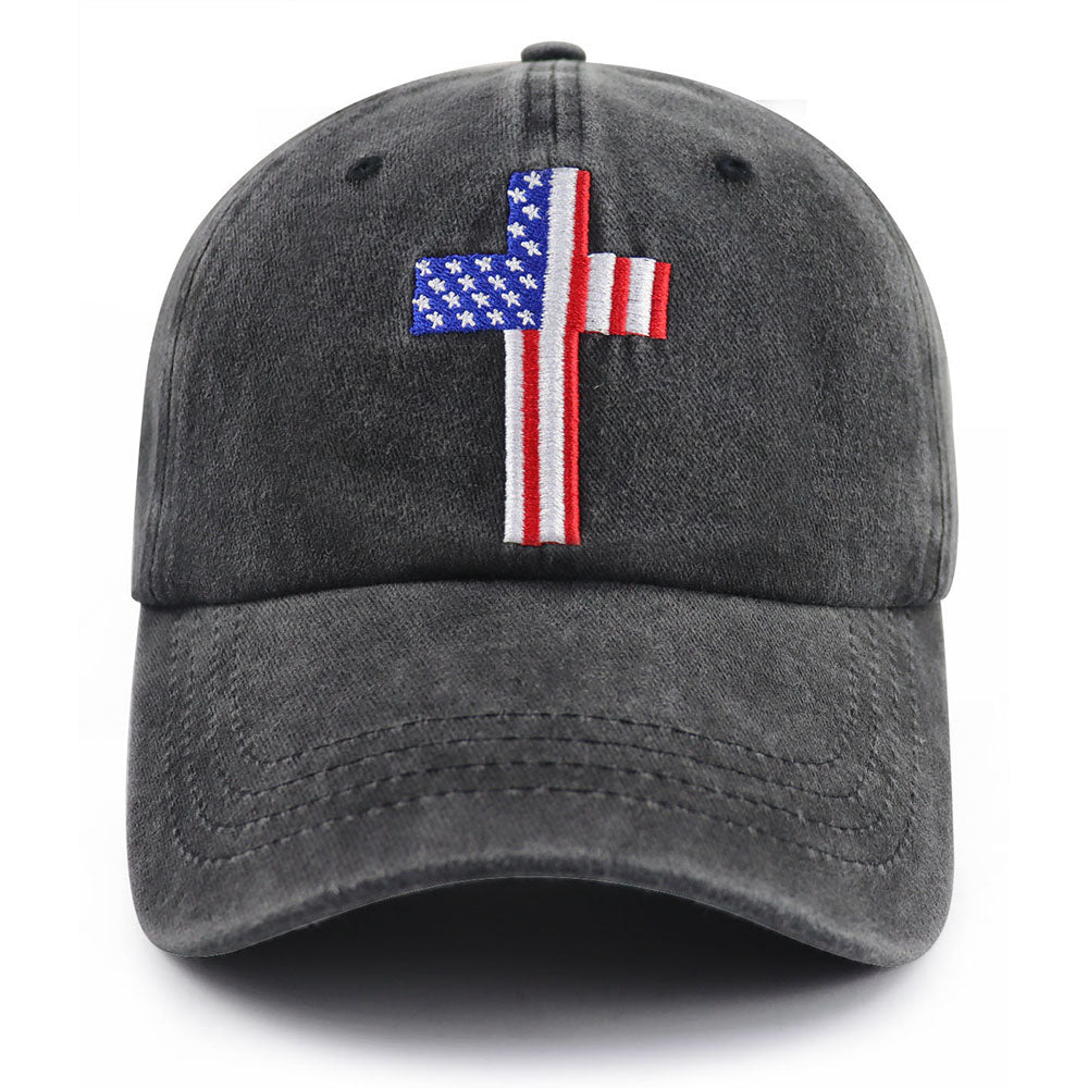 Christian American Flag Hat