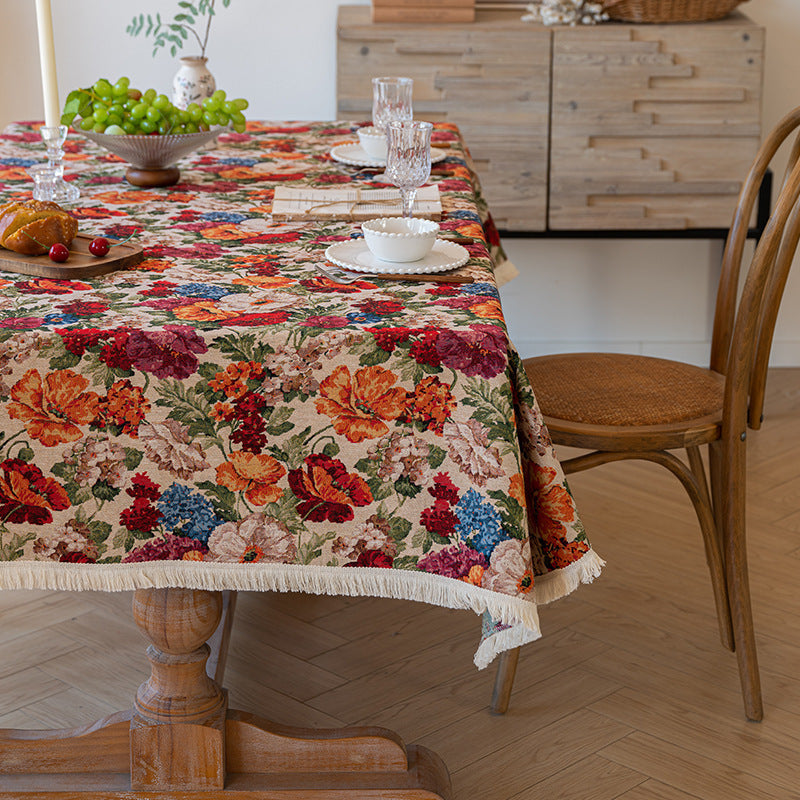 Nordic Small Floral Tablecloth