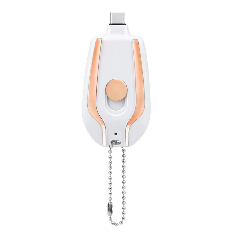 1500mAh Mini Power Keychain Charger With Type-C