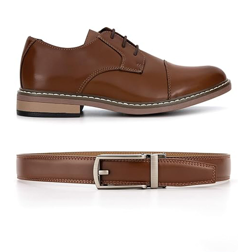 Men's Ratchet Boy With Snap Closure Belt