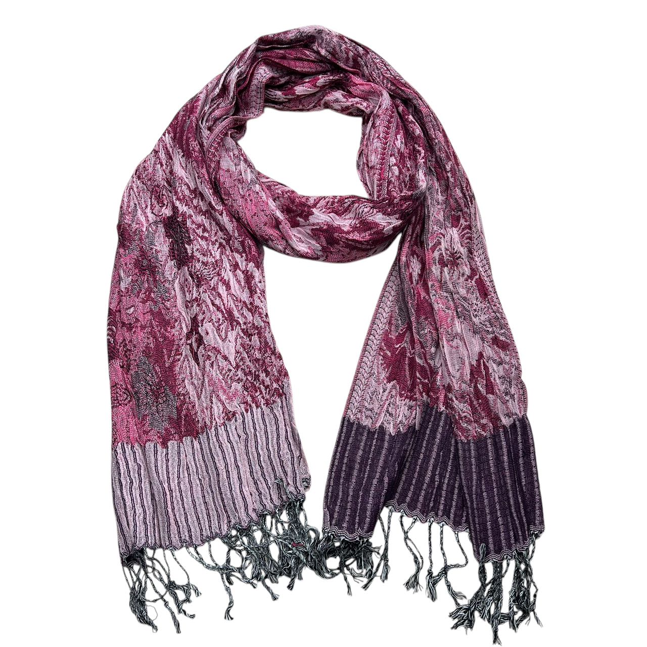 Glamorous Dinner Accessory Rich Jacquard Scarf