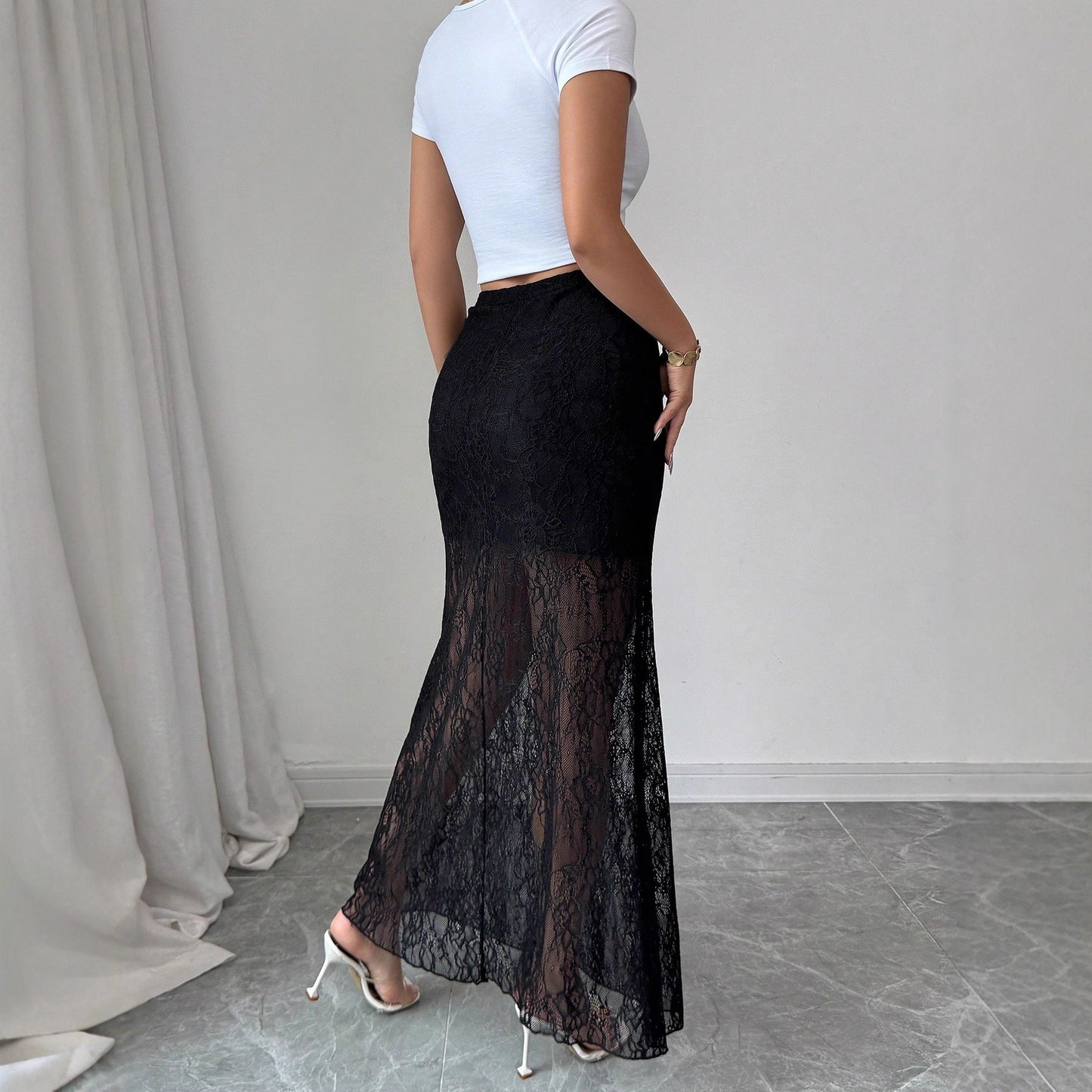 High Waist Flattering Sheath Slimming Skirt