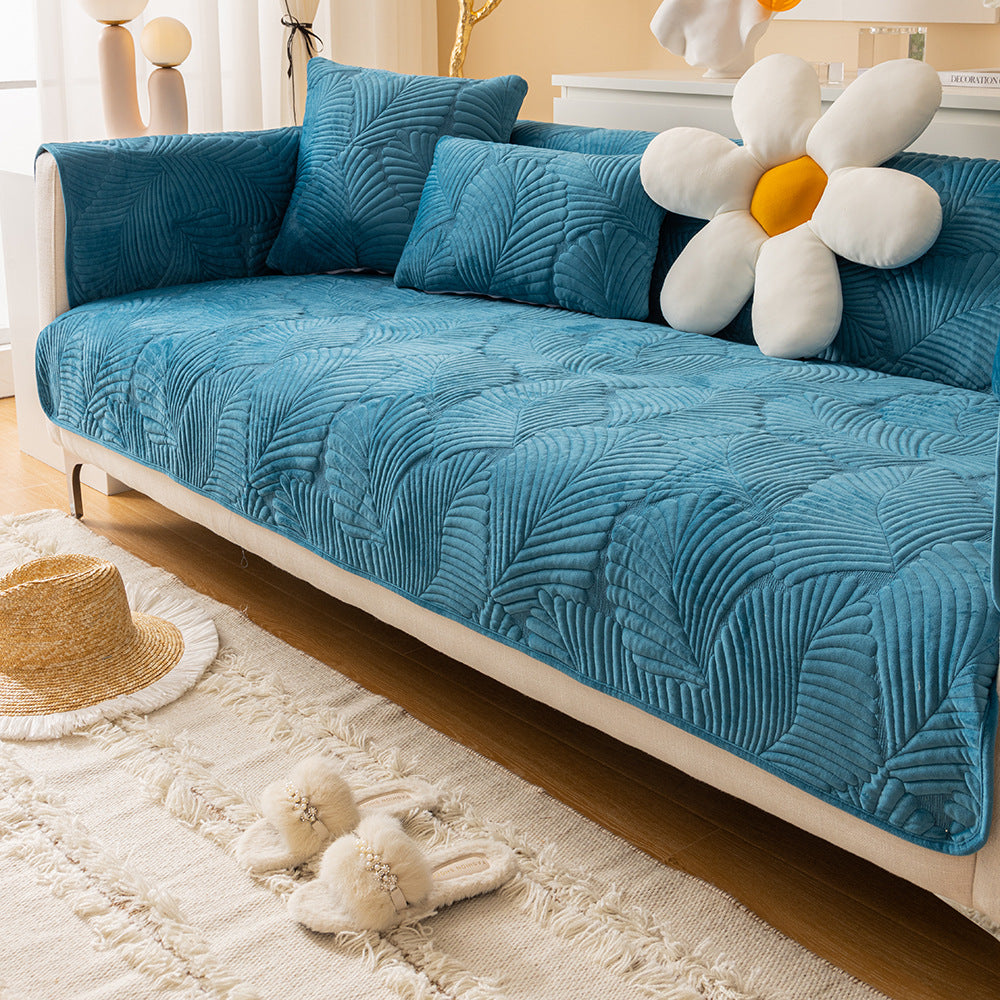 Nordic Crystal Fleece Sofa Cover
