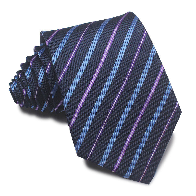 Men's Polyester Jacquard Striped Tie