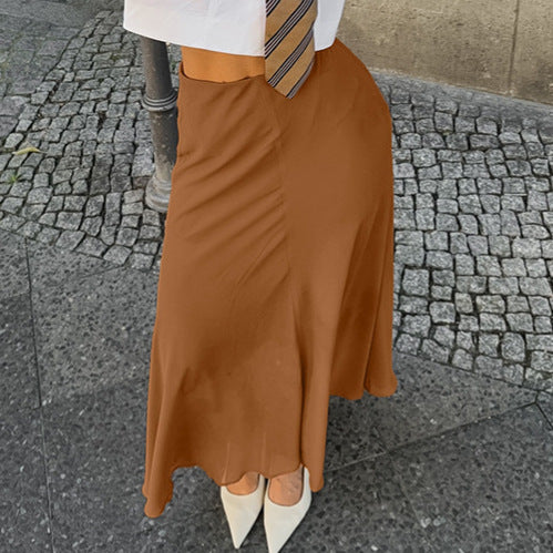Elegant Draping Effect Tulle Skirt