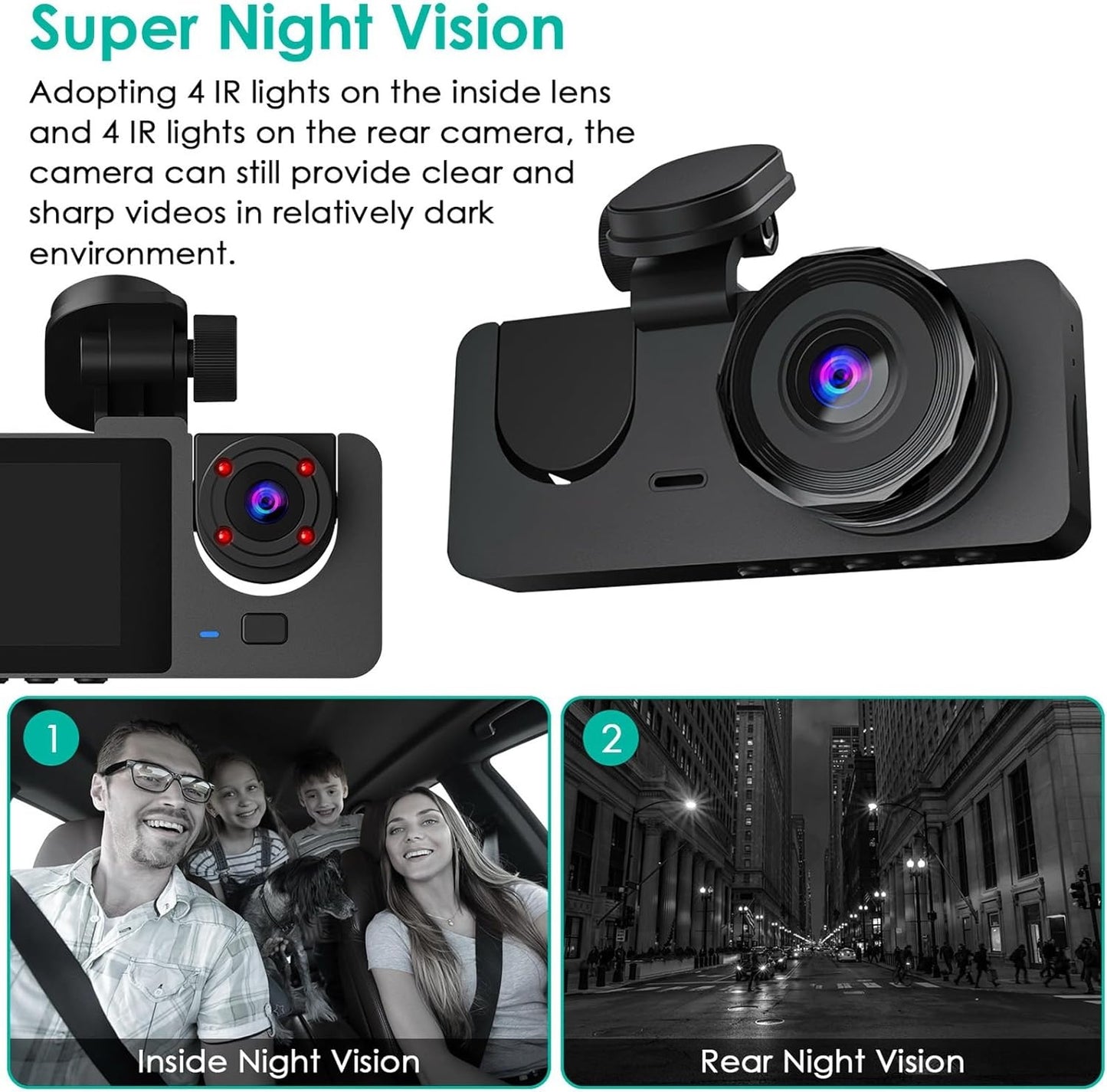 3 Channel Dash Cam