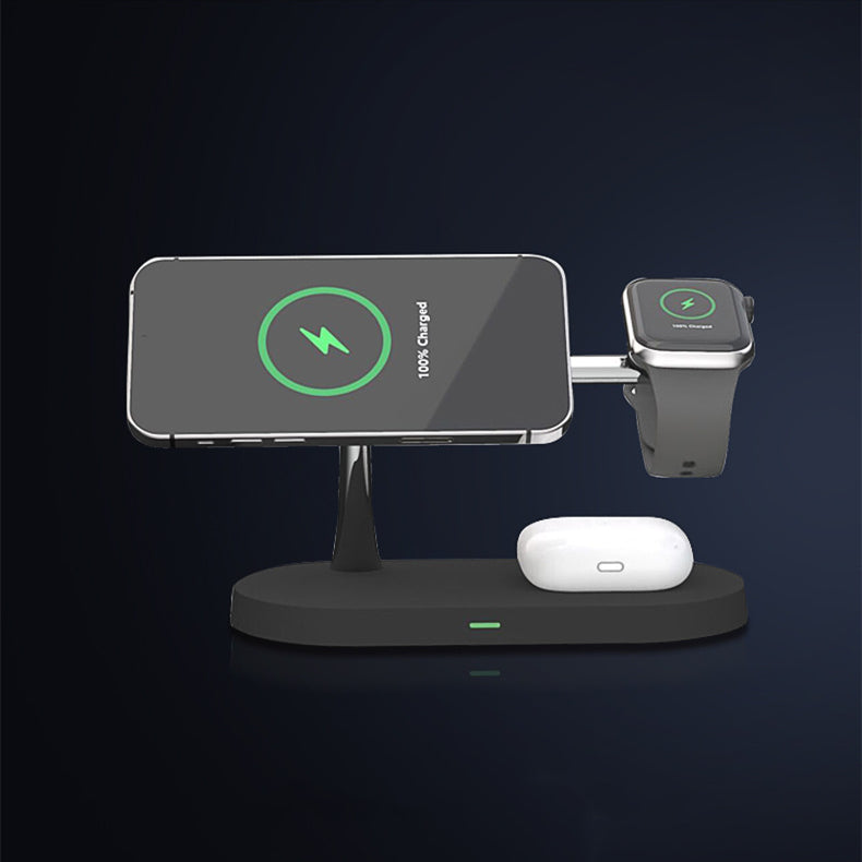 Multifunctional Five-In-One Magnetic Wireless Charger
