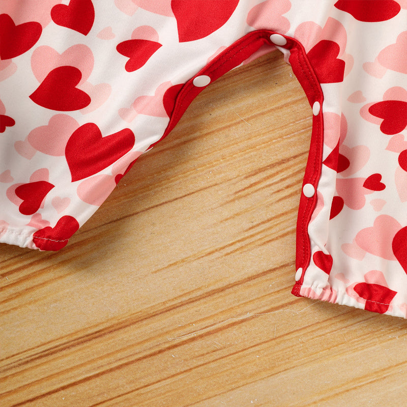 Baby Romper/Heart Print