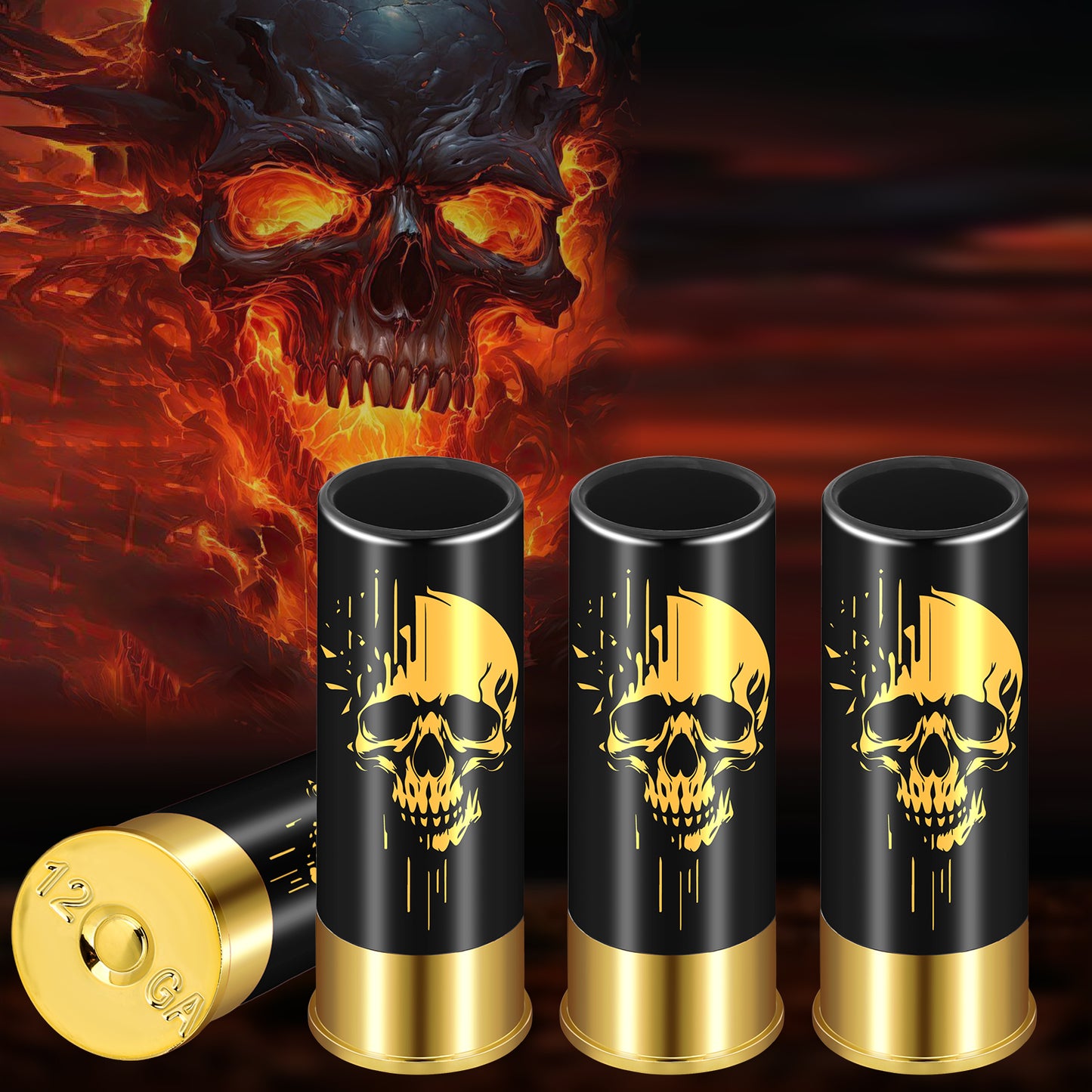 4pcs Skull Shot's, 1.5oz