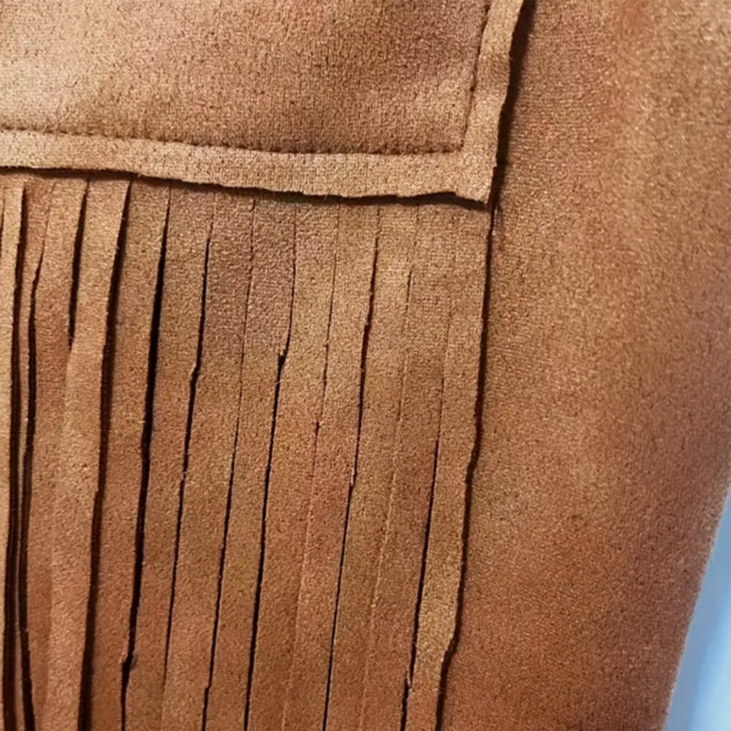 Women's Vintage Western Fringe Jumpsuit