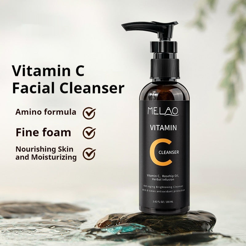 Vitamin C Facial Cleanser For Girls Deep Cleansing And Oil Controlling Moisturizing