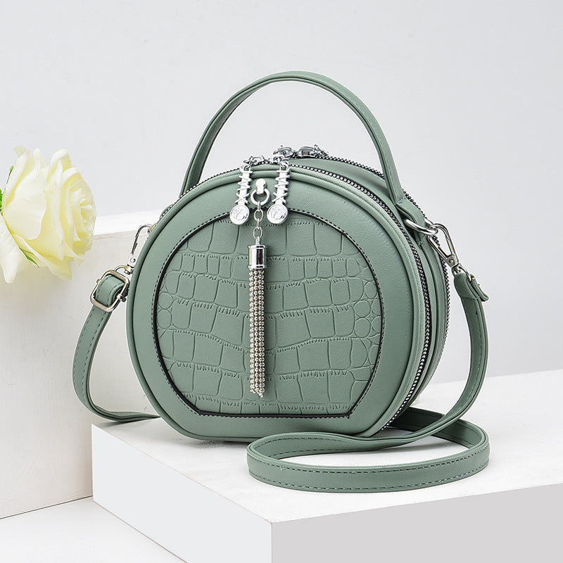Women's Korean Style Small Round Bag