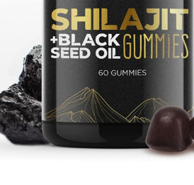 Shilajit +Black Seed Oil Gummies