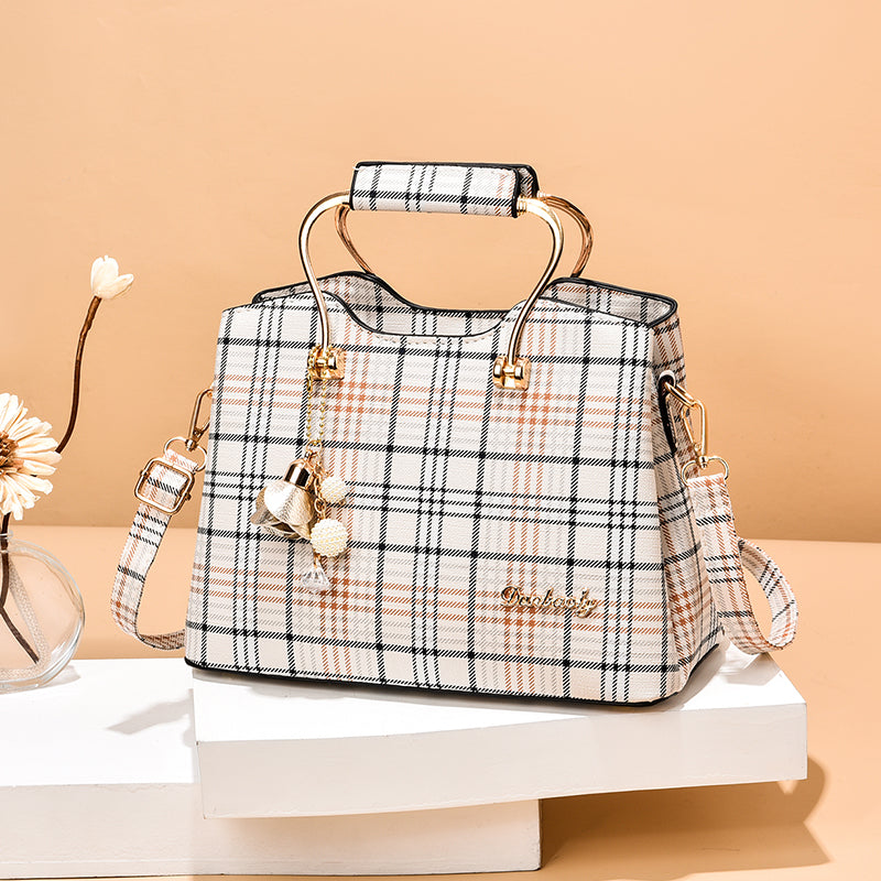 Women's Design Checkered Bag