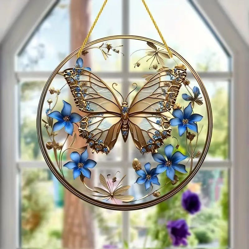 Creative Butterfly Decoration Acrylic Hanging Painting