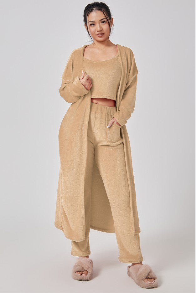 Cozy Pajama Set/3 Piece Lounge Set
