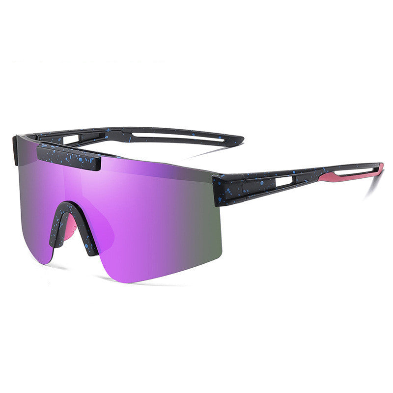 Trendy Large Frame Outdoor Cycling Sunglasses