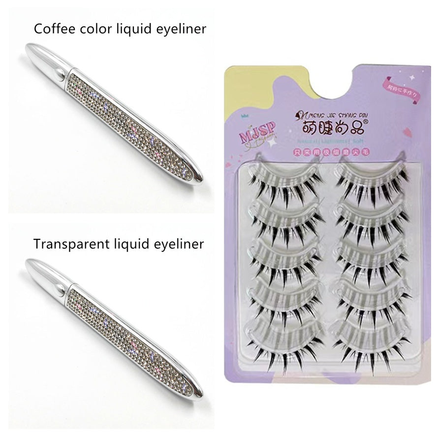 False Eyelashes Self-Adhesive Eyeliner Multicolor