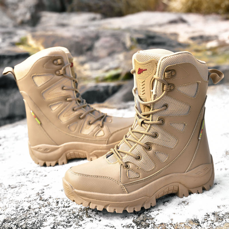 Men's Breathable Hi-top Hiking Shoes