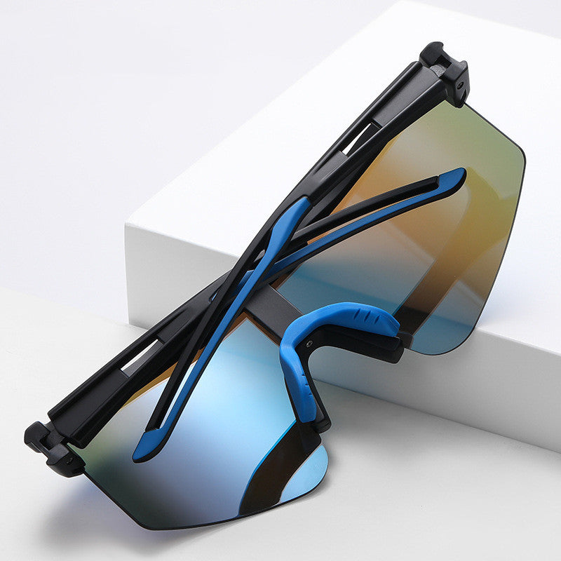Trendy Large Frame Outdoor Cycling Sunglasses