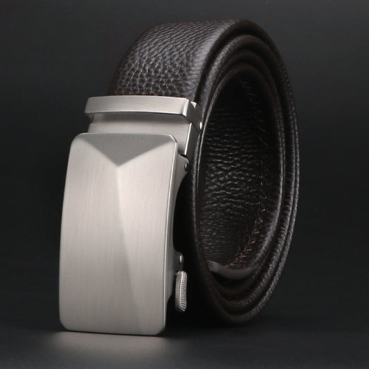 Men's Anti-Scratch Buckle Control Design Belt