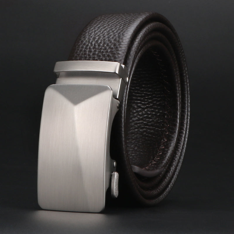 Men's Anti-Scratch Buckle Control Design Belt