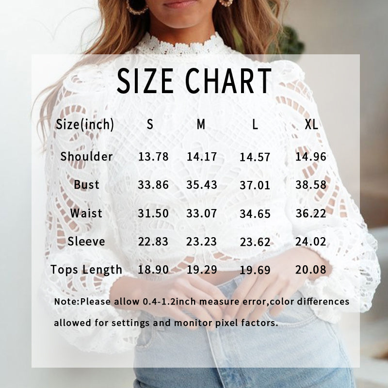Women's Lace Hollow Out Top