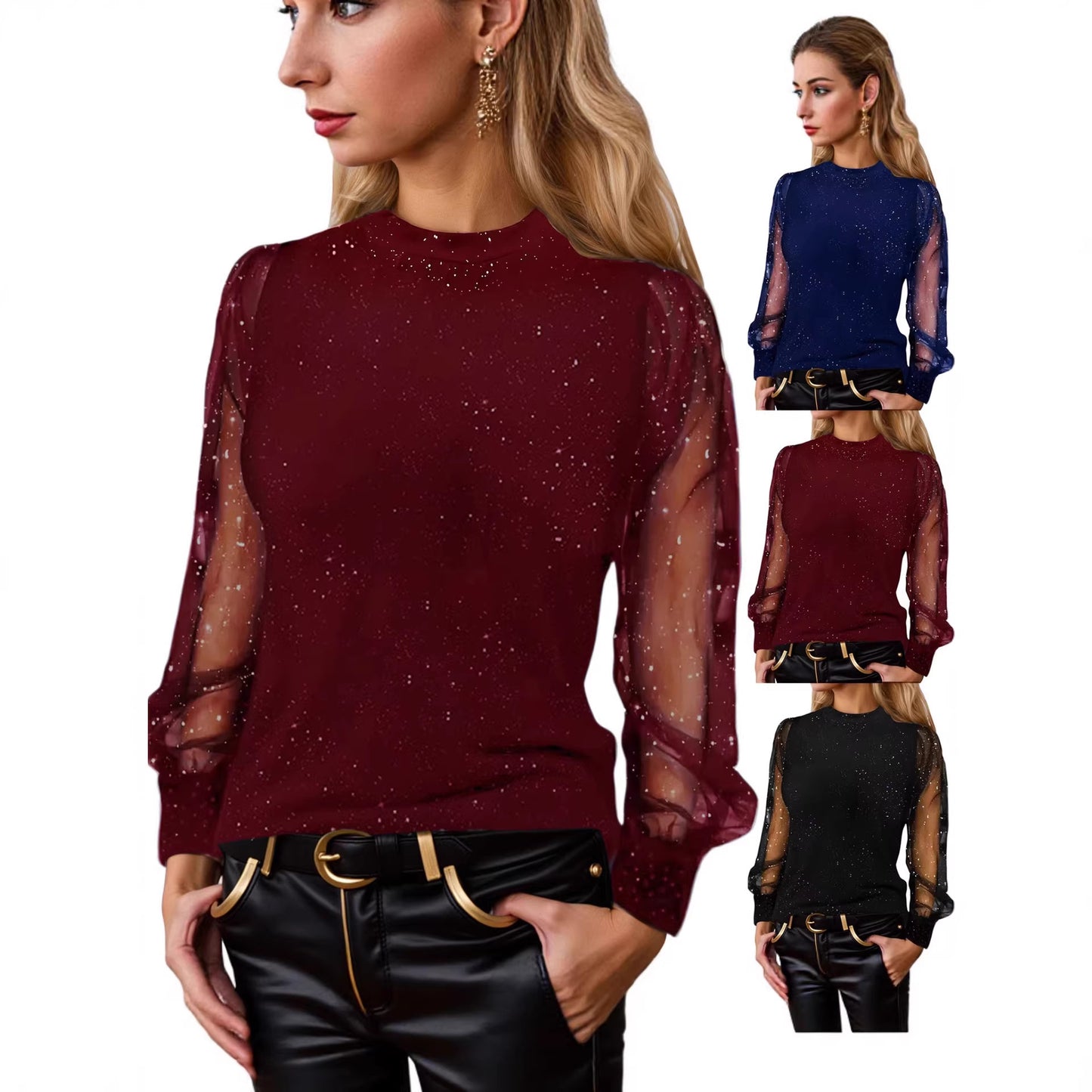 Women's Fit Crew Neck Casual T-shirt