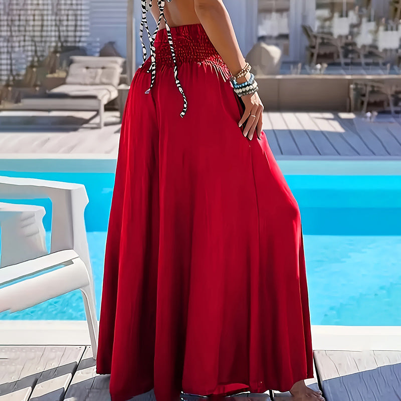 Womens Plus Size Palazzo Long Pants