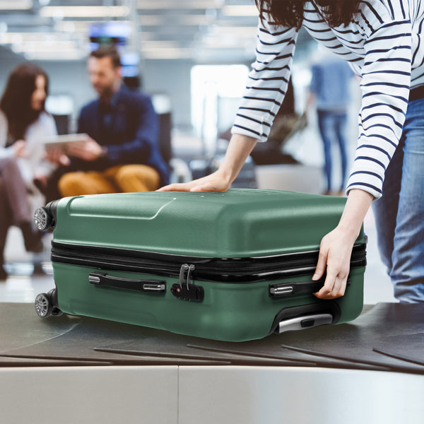 4pc Vertical Stripe Luggage