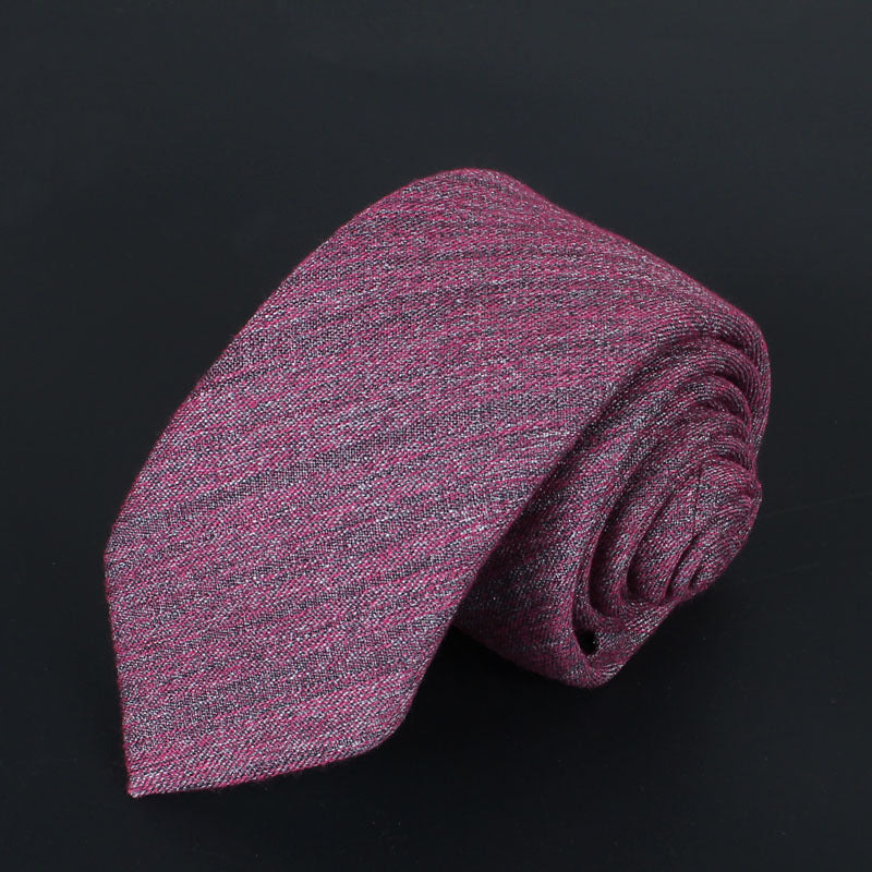 Men's Business Korean Solid Colour Tie