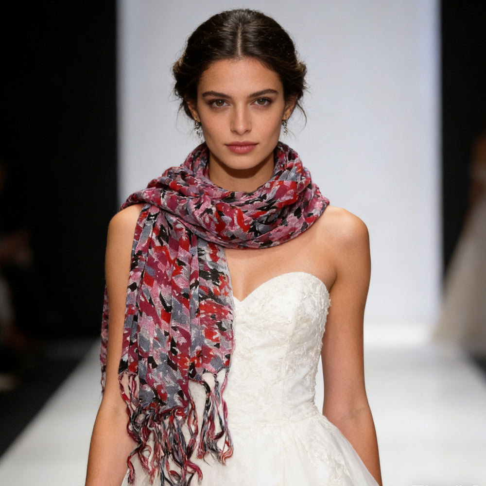 Long Red Scarf