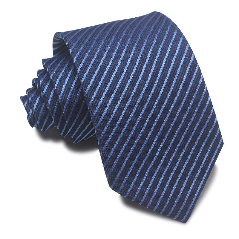 Men's Polyester Jacquard Striped Tie