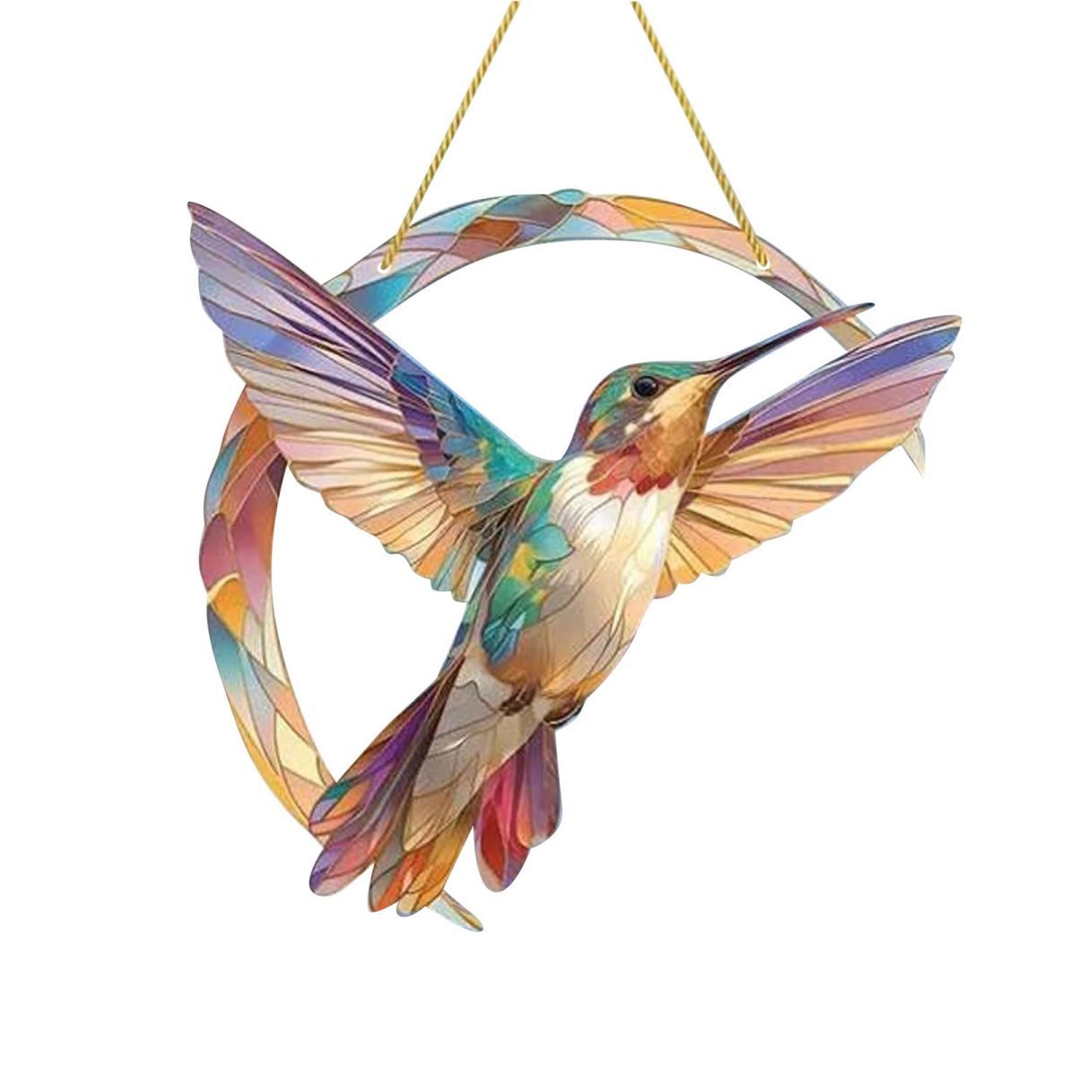Hummingbird Acrylic Pendant