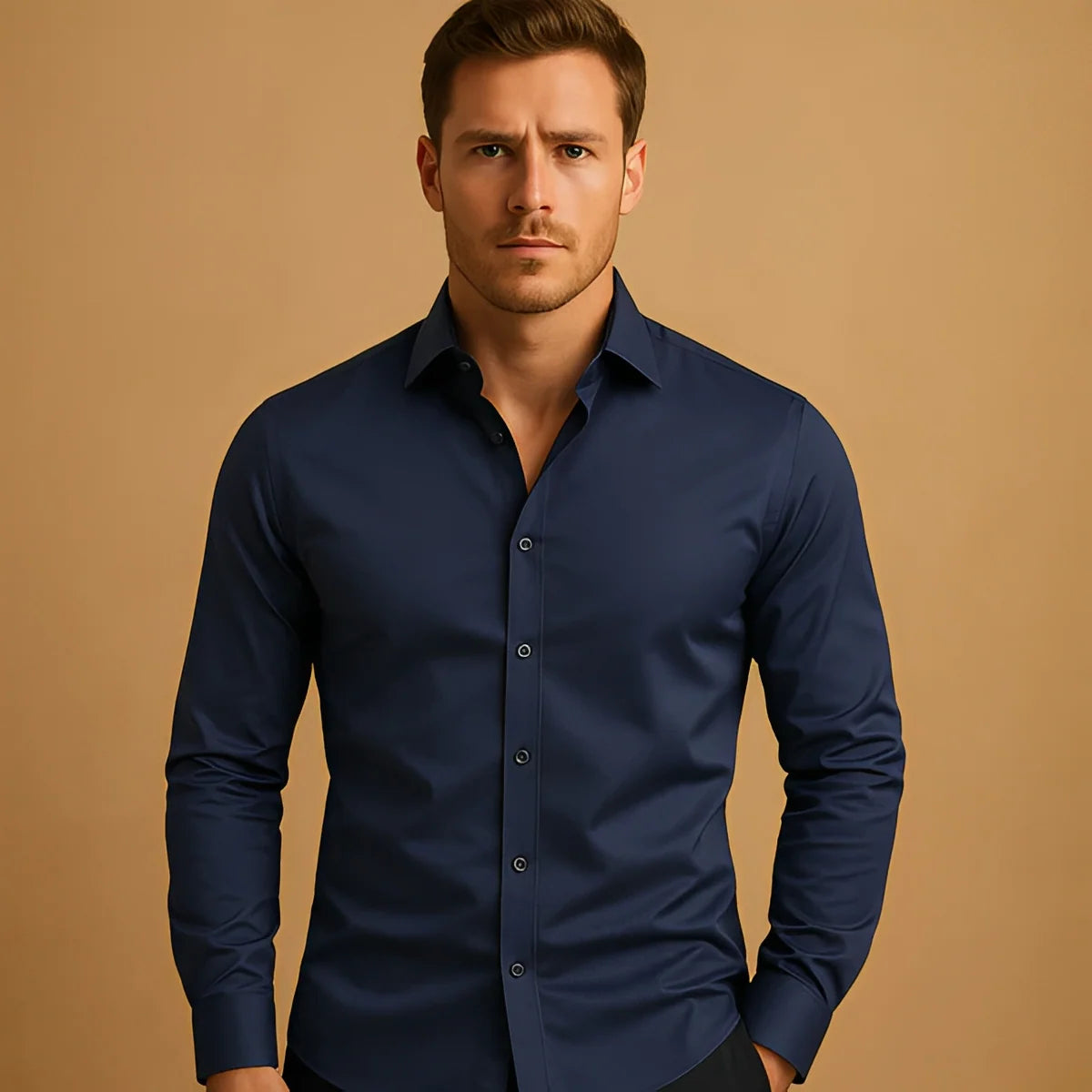 Men's Business Button Down Shirt