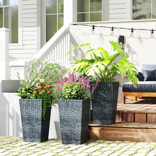 Tall Planters for Outdoor