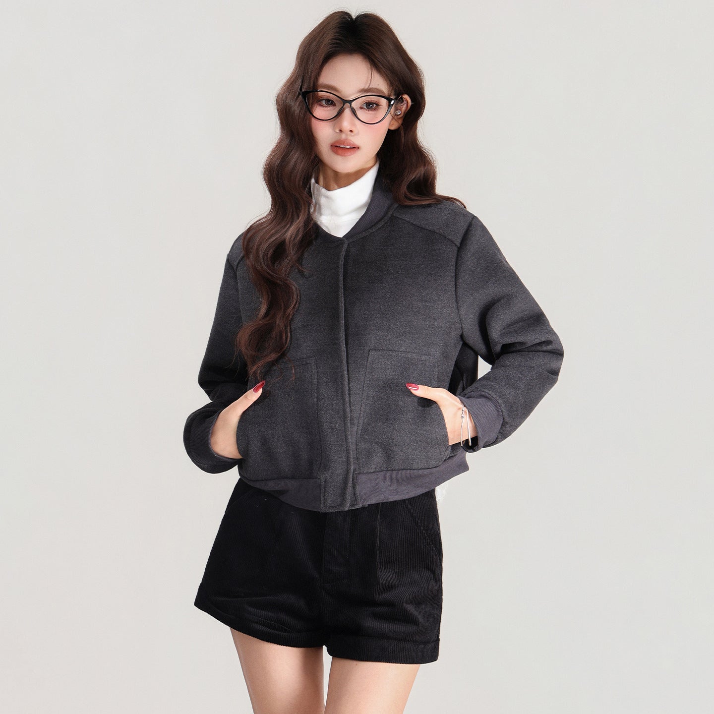 Women's Baseball Jacket - Autumn & Winter Loose Jacket Top
