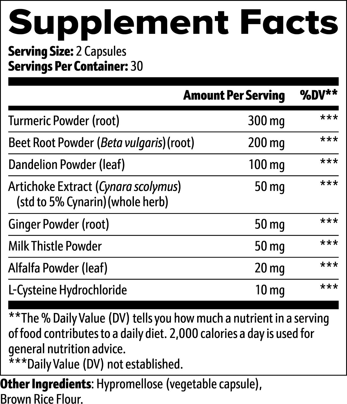Premium Liver Support Advanced Detox