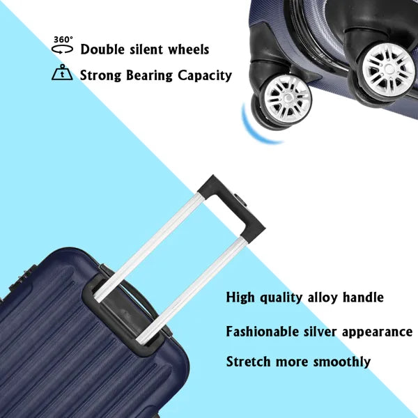 3-in-1 Navy Blue Luggage