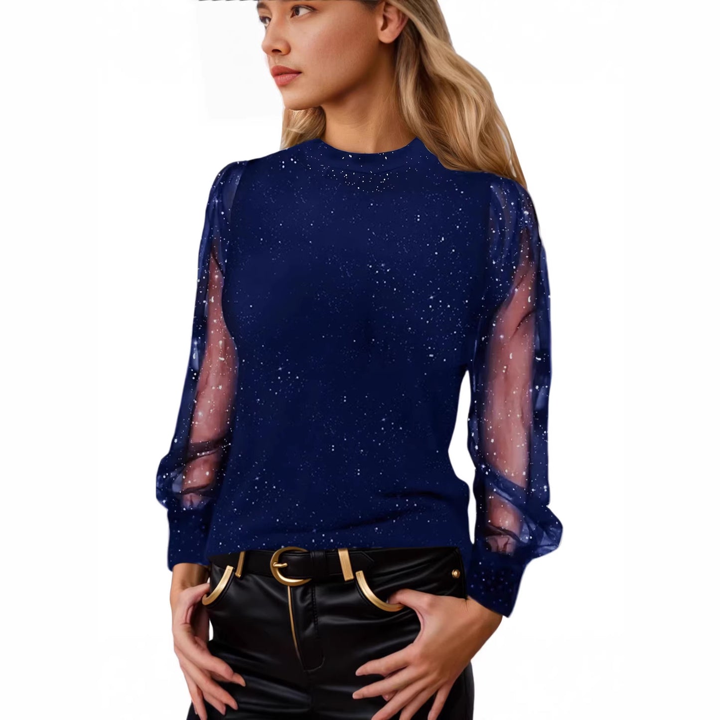 Women's Fit Crew Neck Casual T-shirt