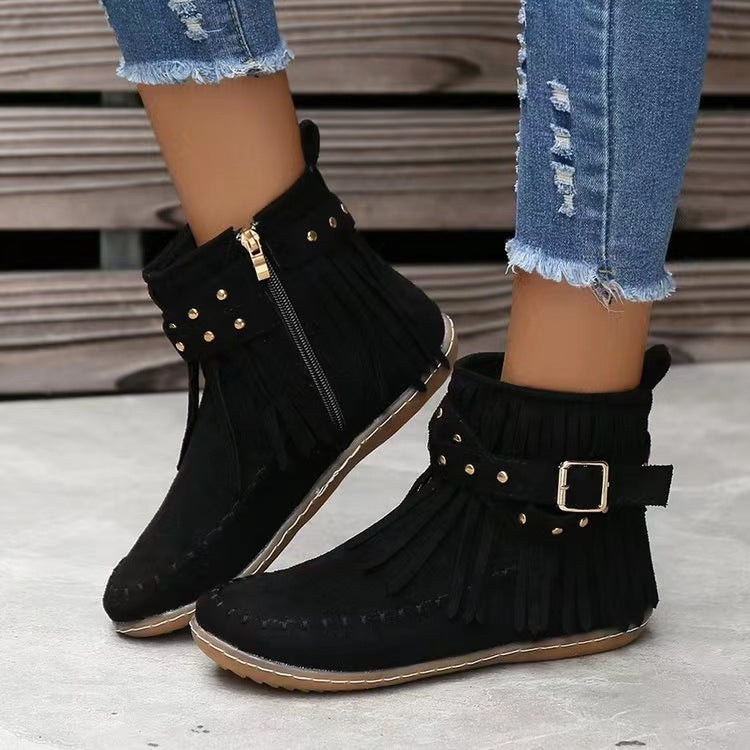 Retro Ankle Boots