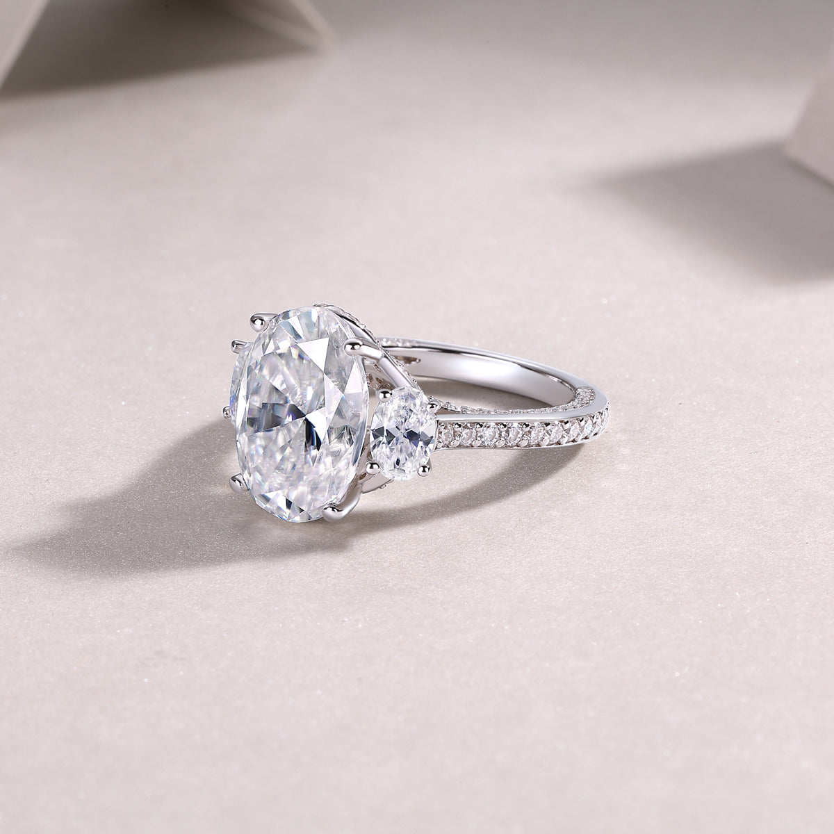 Crown Of Radiance - Jewelry Accessory Set/Sterling Silver And Platinum-plated Diamond