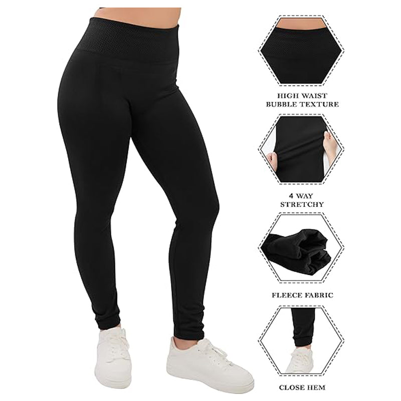 High Waisted Fleece Lined Yoga Leggings