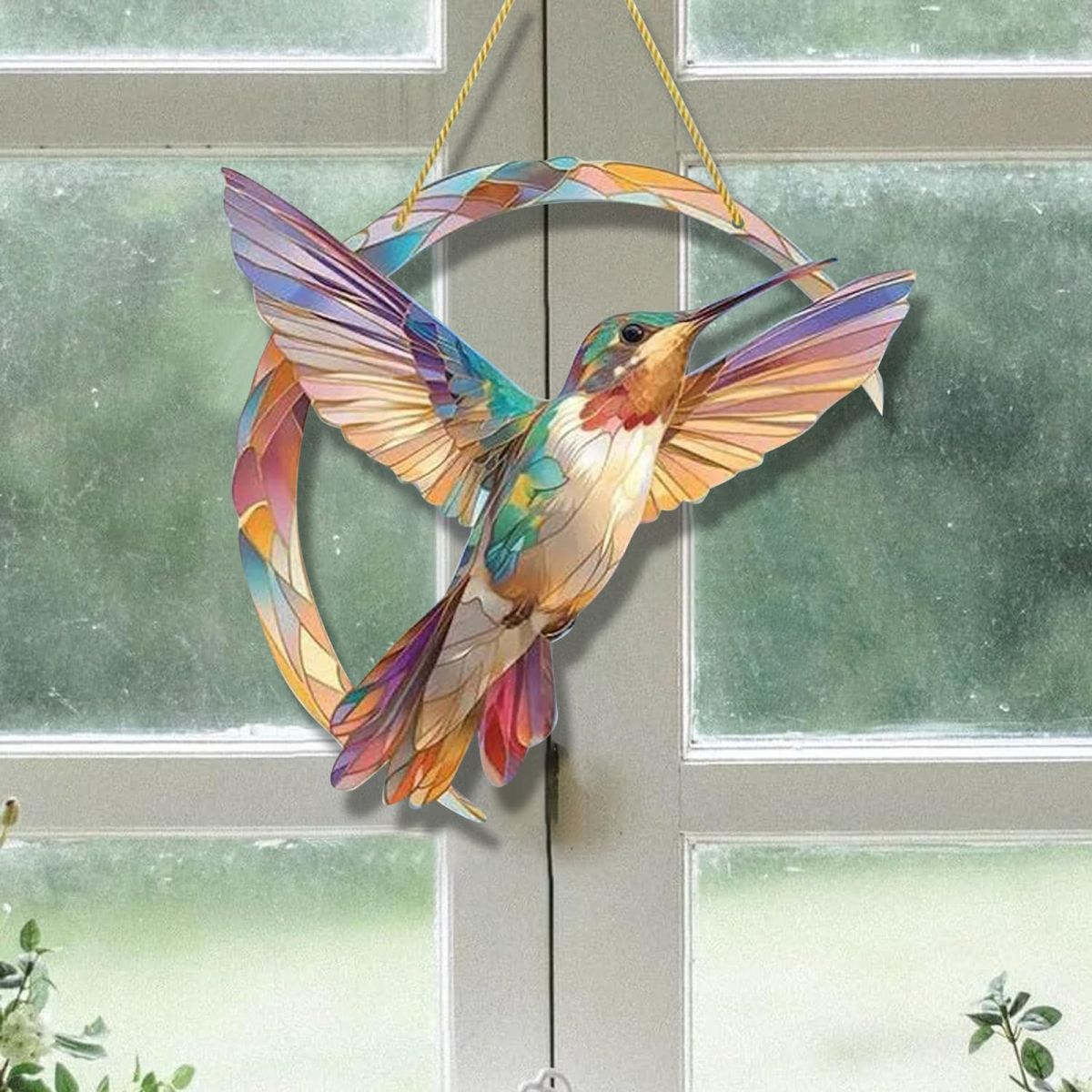 Hummingbird Acrylic Pendant